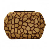 【6cb2300】シャネル ショルダーバッグ 2.55 ハラコ ブラウン ゴールド金具【中古】レディース