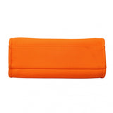 【6cb2301】シャネル チェーントート ドーヴィル キャンバス オレンジ イエロー シルバー金具【中古】レディース