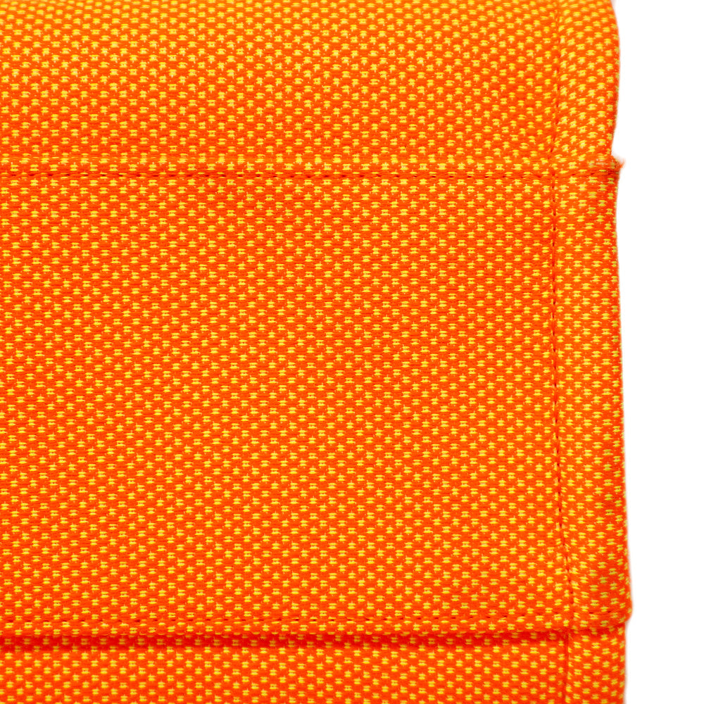 【6cb2301】シャネル チェーントート ドーヴィル キャンバス オレンジ イエロー シルバー金具【中古】レディース