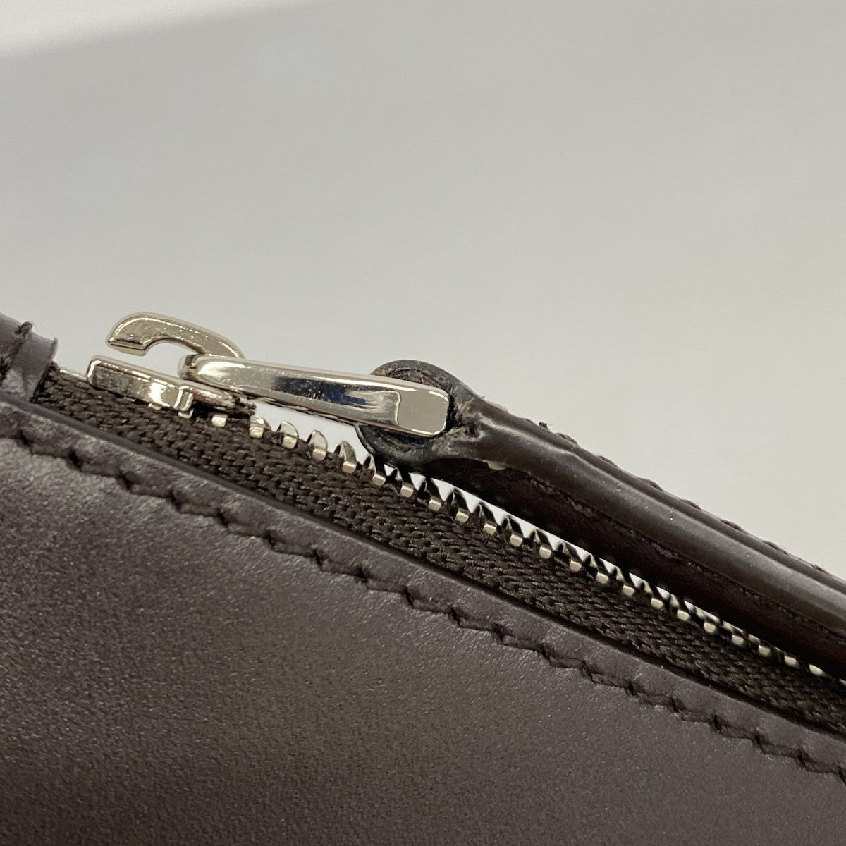 【6cb2306-k】グッチ コインケース グッチシマ 779876 レザー ブラウン シルバー金具【中古】メンズ