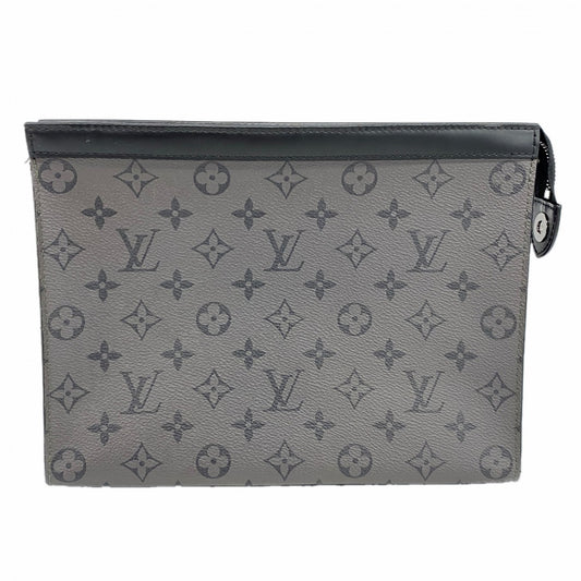 【6cb2308-k】ルイヴィトン クラッチバッグ モノグラム・エクリプス リバース ポシェットヴォワヤージュ M69535 ブラック【中古】メンズ