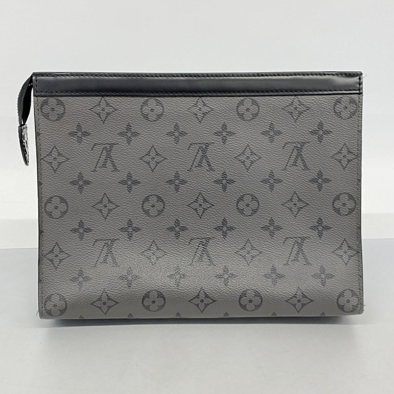 【6cb2308-k】ルイヴィトン クラッチバッグ モノグラム・エクリプス リバース ポシェットヴォワヤージュ M69535 ブラック【中古】メンズ