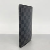 【6cb2309-k】ルイヴィトン 長財布 ダミエ・グラフィット ポルトフォイユブラザ N62665 ブラック【中古】メンズ