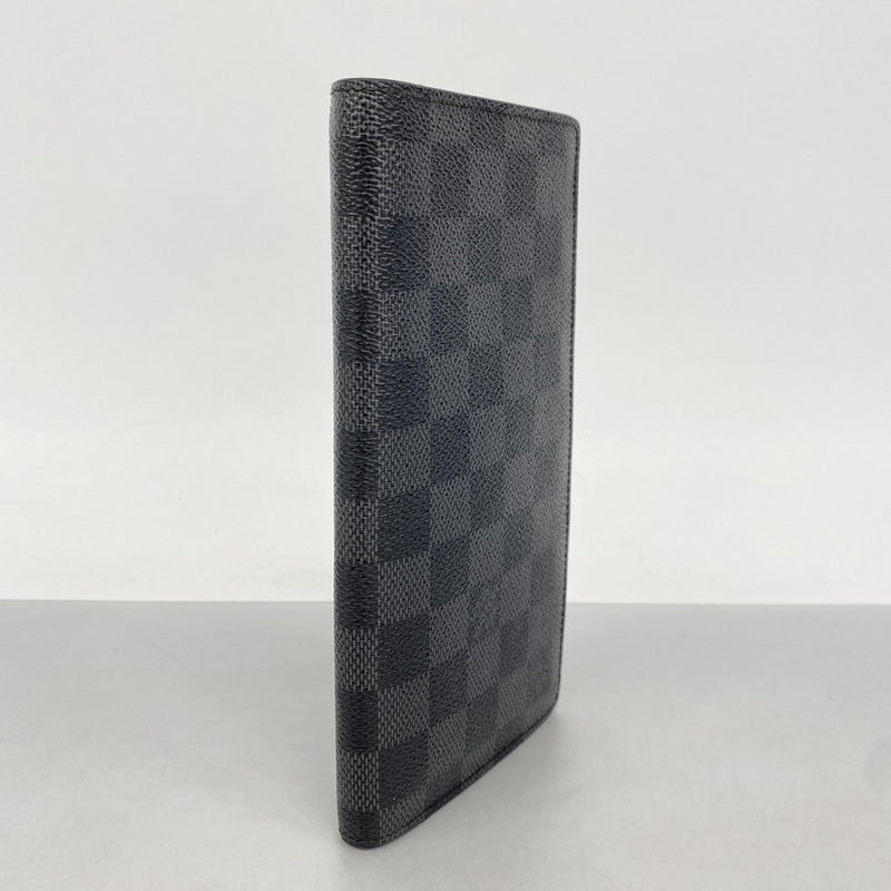 【6cb2309-k】ルイヴィトン 長財布 ダミエ・グラフィット ポルトフォイユブラザ N62665 ブラック【中古】メンズ