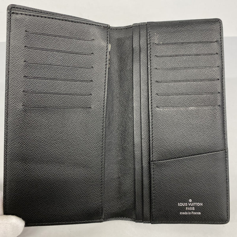 【6cb2309-k】ルイヴィトン 長財布 ダミエ・グラフィット ポルトフォイユブラザ N62665 ブラック【中古】メンズ