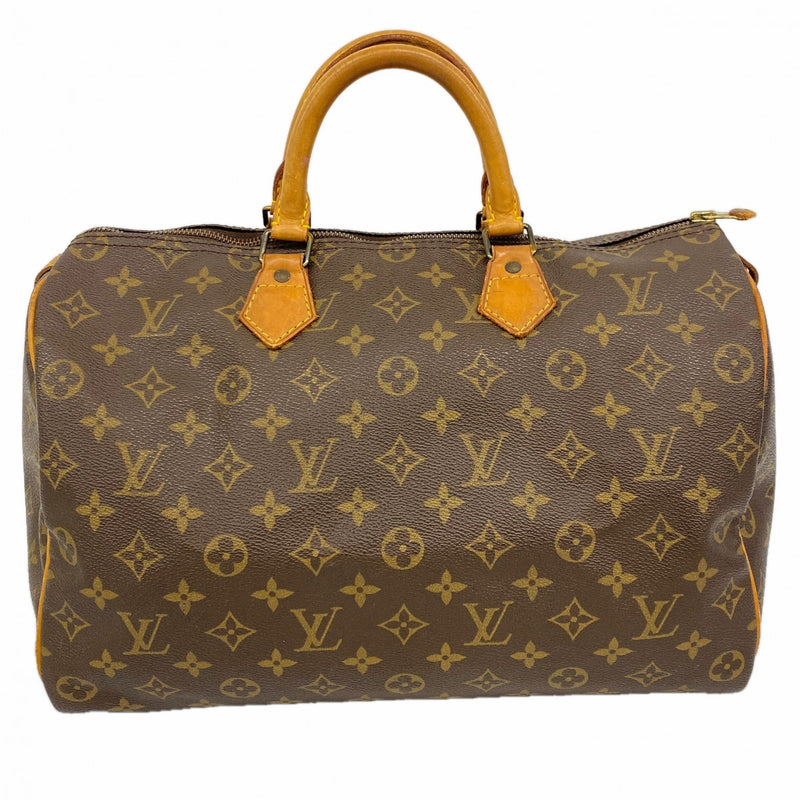 【6cb2321】ルイヴィトン ハンドバッグ モノグラム スピーディ35 Ｍ41107 ブラウン【中古】レディース