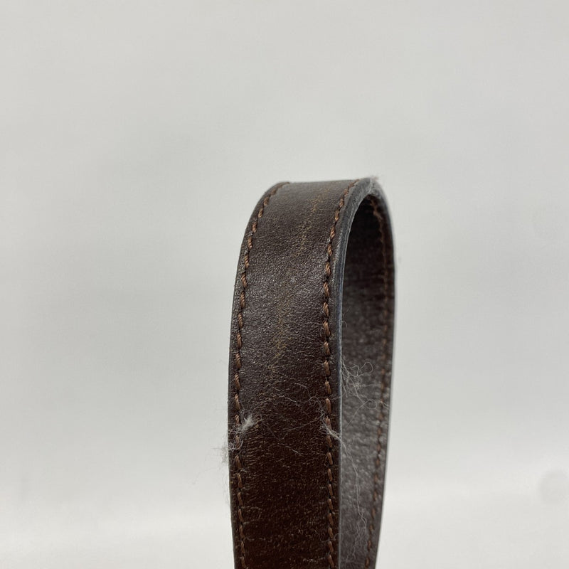 【6cb2333】フェンディ ショルダーバッグ ズッカ ナイロンキャンバス ブラウン シルバー金具【中古】レディース