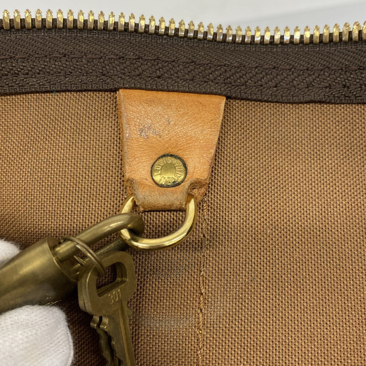 【6cb2334】ルイヴィトン ボストンバッグ モノグラム キーポルバンドリエール55 M41414 ブラウン【中古】メンズ レディース ユニセックス