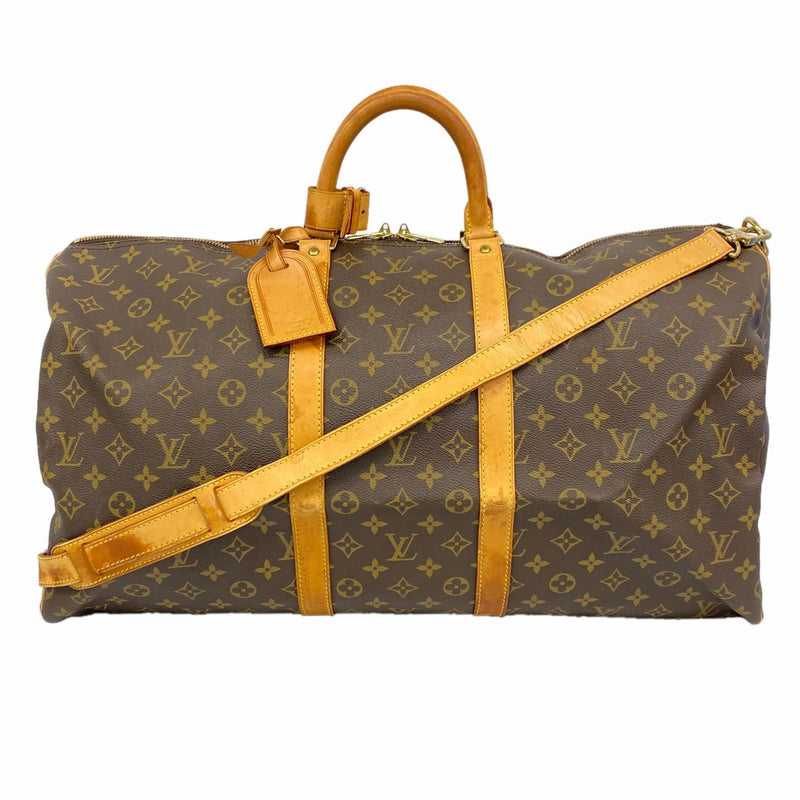 【6cb2334】ルイヴィトン ボストンバッグ モノグラム キーポルバンドリエール55 M41414 ブラウン【中古】メンズ レディース ユニセックス