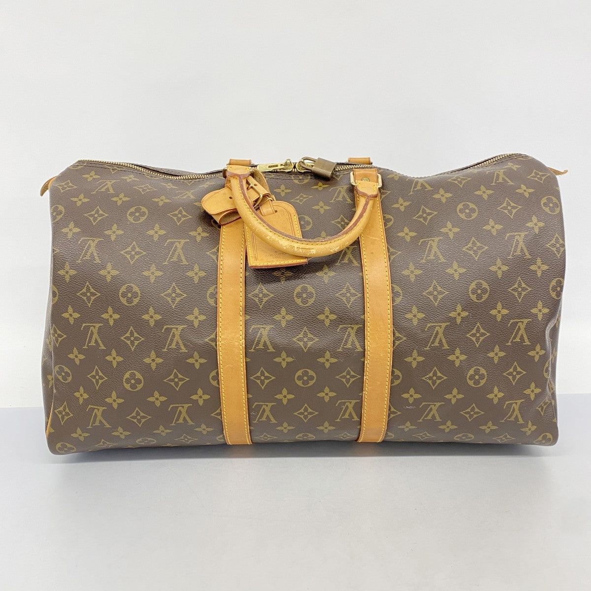 【6cb2335】ルイヴィトン ボストンバッグ モノグラム キーポル50 M41426 ブラウン【中古】メンズ レディース ユニセックス