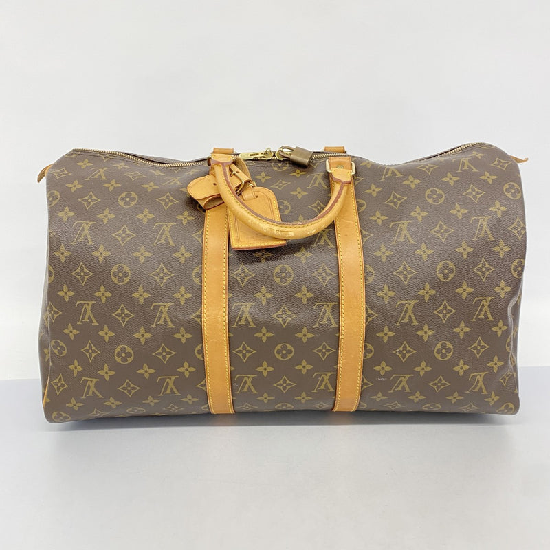 【6cb2335】ルイヴィトン ボストンバッグ モノグラム キーポル50 M41426 ブラウン【中古】メンズ レディース ユニセックス