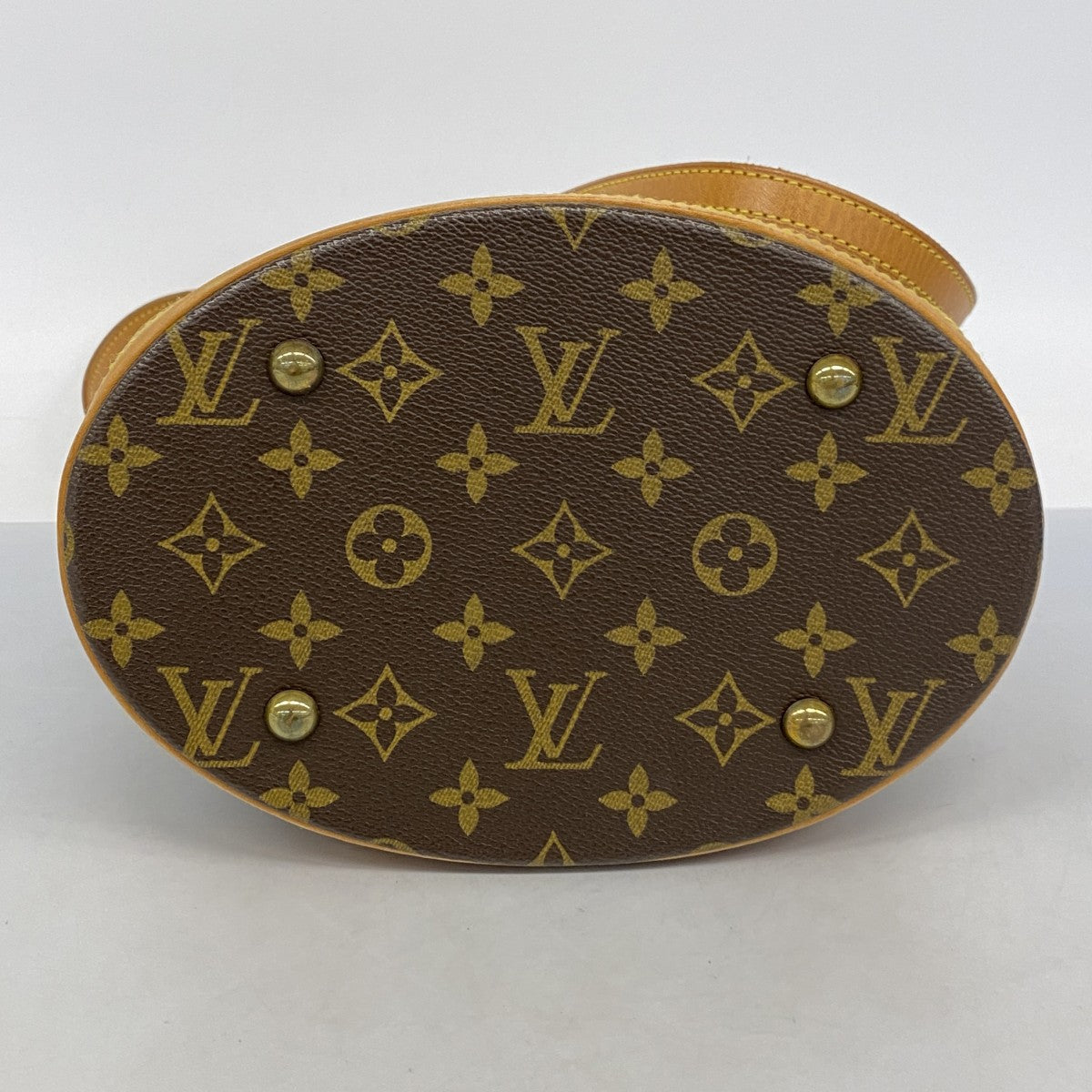 【6cb2337】ルイヴィトン トートバッグ モノグラム バケットPM M42238 ブラウン【中古】レディース