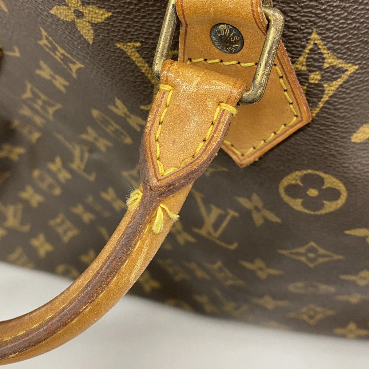 【6cb2338】ルイヴィトン ハンドバッグ モノグラム スピーディ35 M41107 ブラウン【中古】レディース