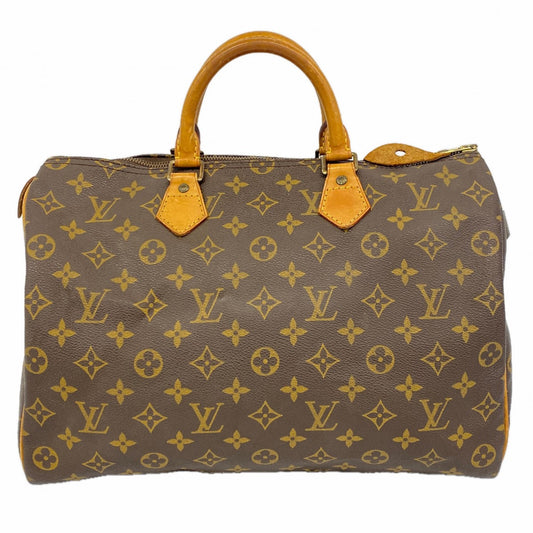 【6cb2338】ルイヴィトン ハンドバッグ モノグラム スピーディ35 M41107 ブラウン【中古】レディース