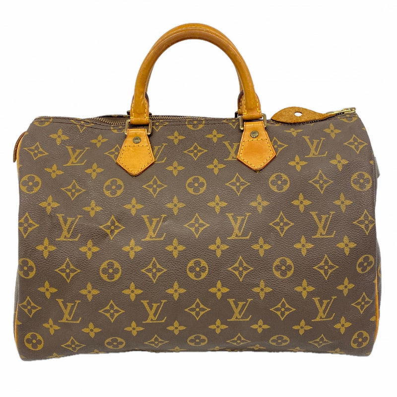 【6cb2338】ルイヴィトン ハンドバッグ モノグラム スピーディ35 M41107 ブラウン【中古】レディース