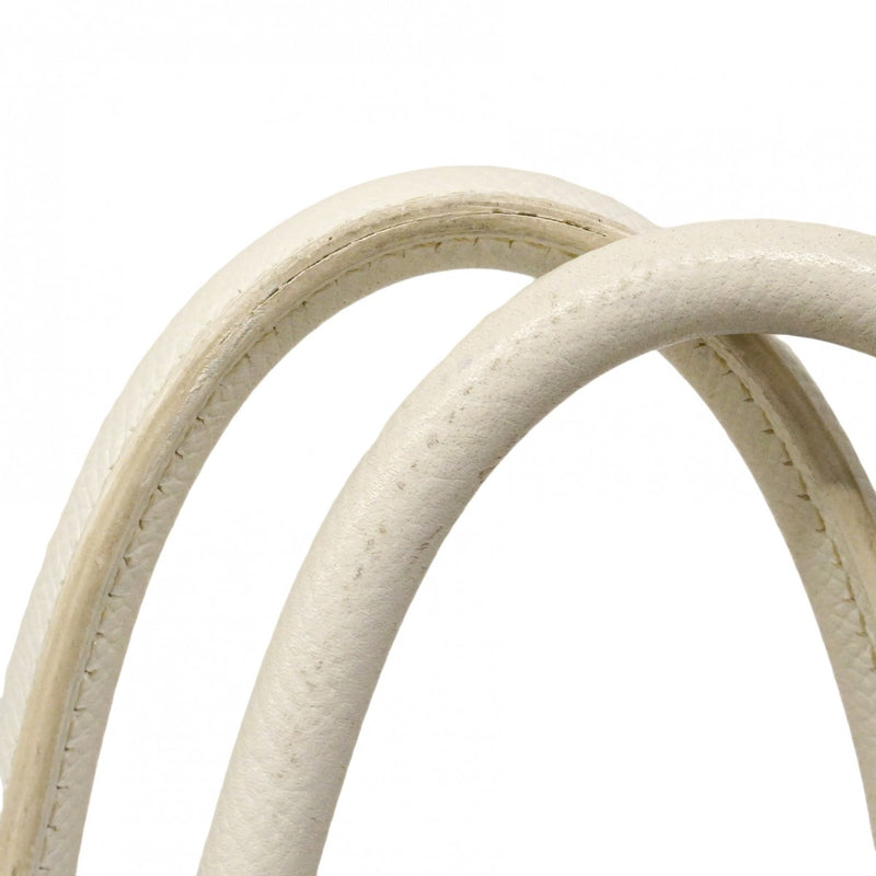 【6cb2358】エルメス ハンドバッグ バーキン30 ヴォーエプソン ホワイト シルバー金具 T刻印【中古】レディース