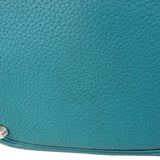 【6cb2360】エルメス ハンドバッグ ピコタンロックPM トリヨンクレマンス ブルージーン シルバー金具 □P刻印【中古】レディース