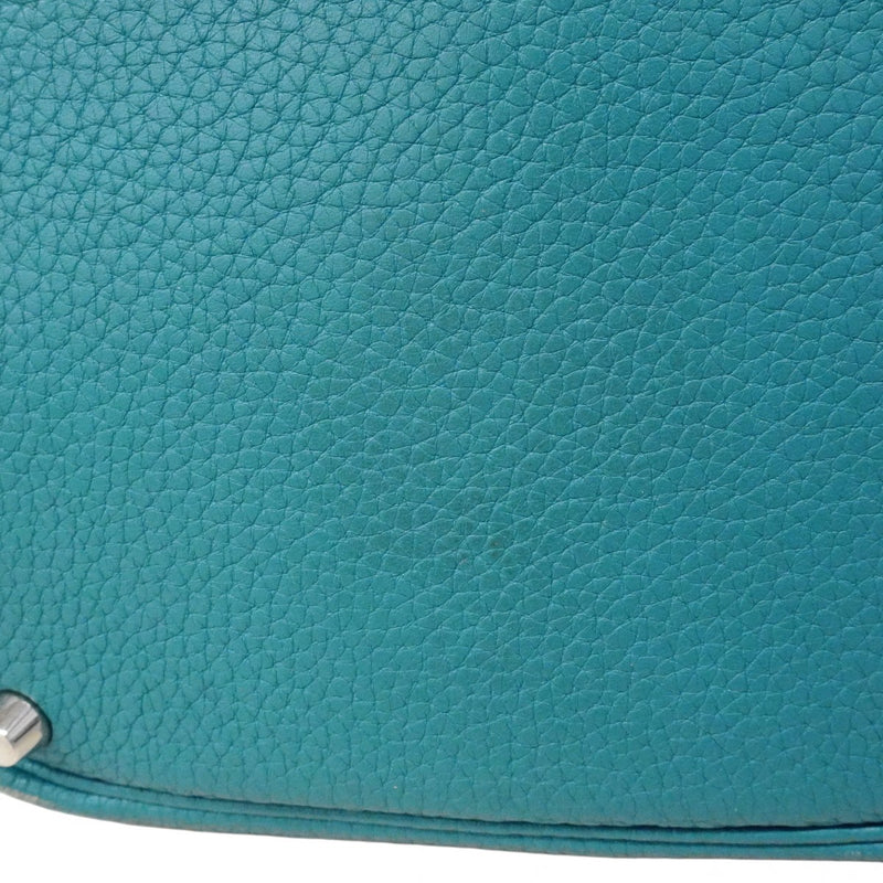 【6cb2360】エルメス ハンドバッグ ピコタンロックPM トリヨンクレマンス ブルージーン シルバー金具 □P刻印【中古】レディース