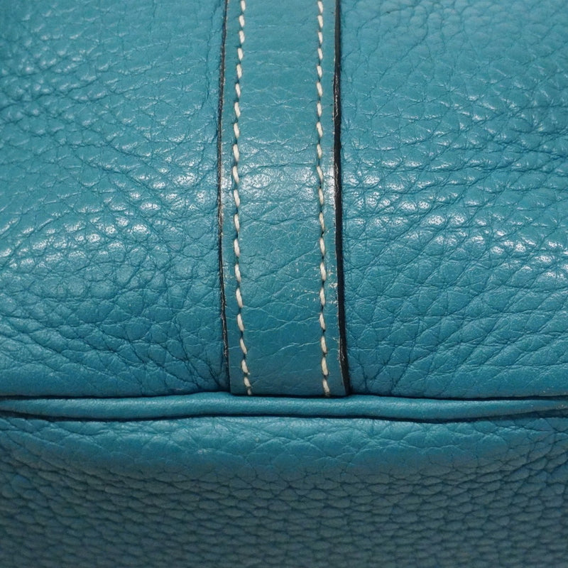 【6cb2360】エルメス ハンドバッグ ピコタンロックPM トリヨンクレマンス ブルージーン シルバー金具 □P刻印【中古】レディース