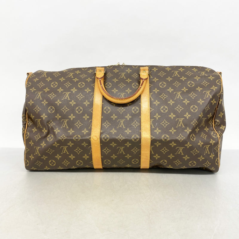 【6cb2361】ルイヴィトン ボストンバッグ モノグラム キーポルバンドリエール55 M41414 ブラウン【中古】メンズ レディース ユニセックス