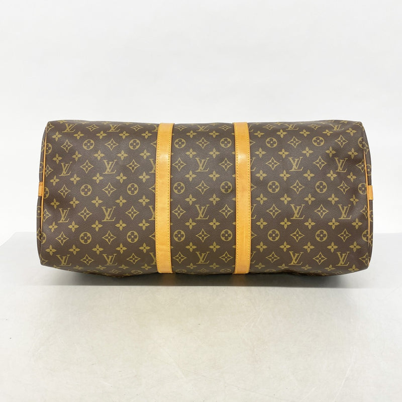 【6cb2361】ルイヴィトン ボストンバッグ モノグラム キーポルバンドリエール55 M41414 ブラウン【中古】メンズ レディース ユニセックス