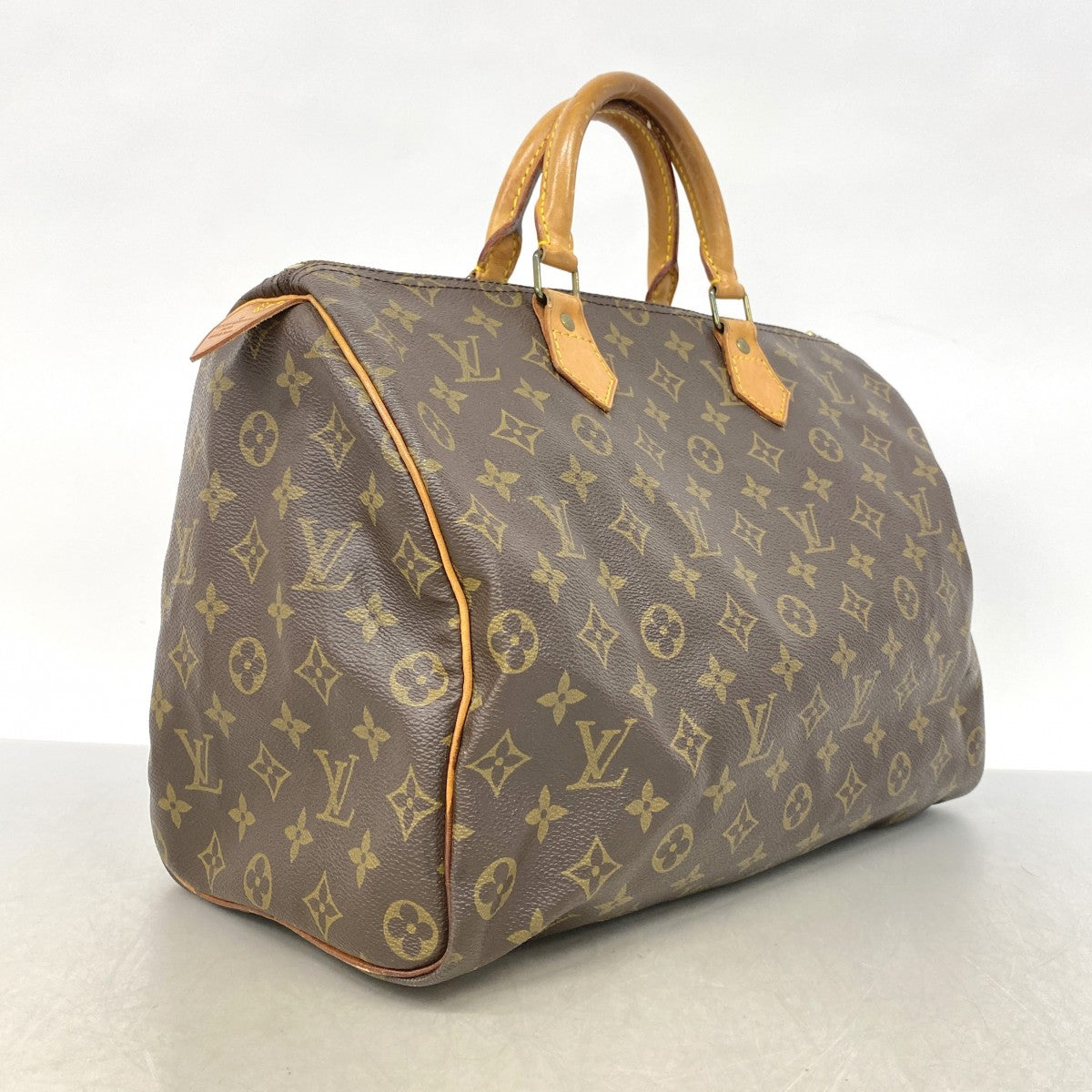 【6cb2362】ルイヴィトン ハンドバッグ モノグラム スピーディ35 M41107 ブラウン【中古】レディース