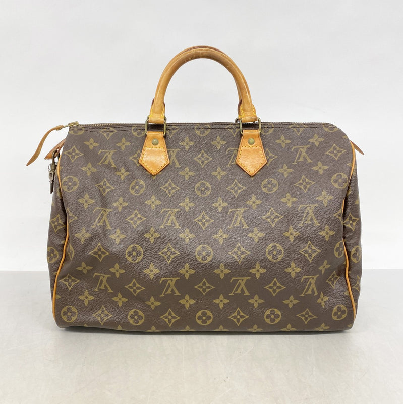 【6cb2362】ルイヴィトン ハンドバッグ モノグラム スピーディ35 M41107 ブラウン【中古】レディース