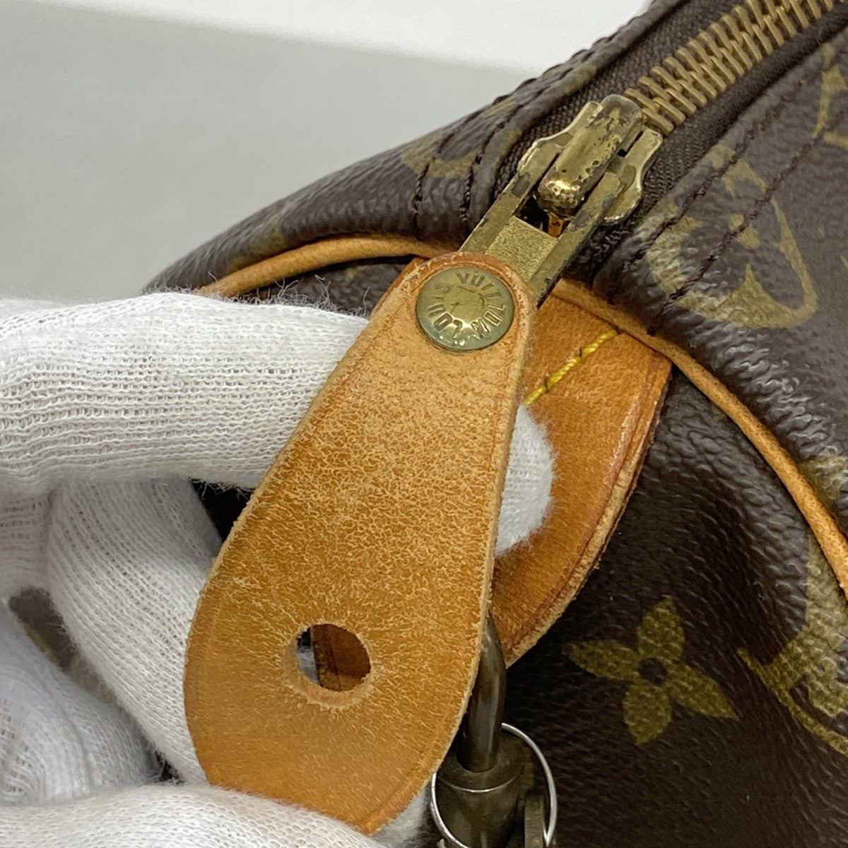 【6cb2362】ルイヴィトン ハンドバッグ モノグラム スピーディ35 M41107 ブラウン【中古】レディース