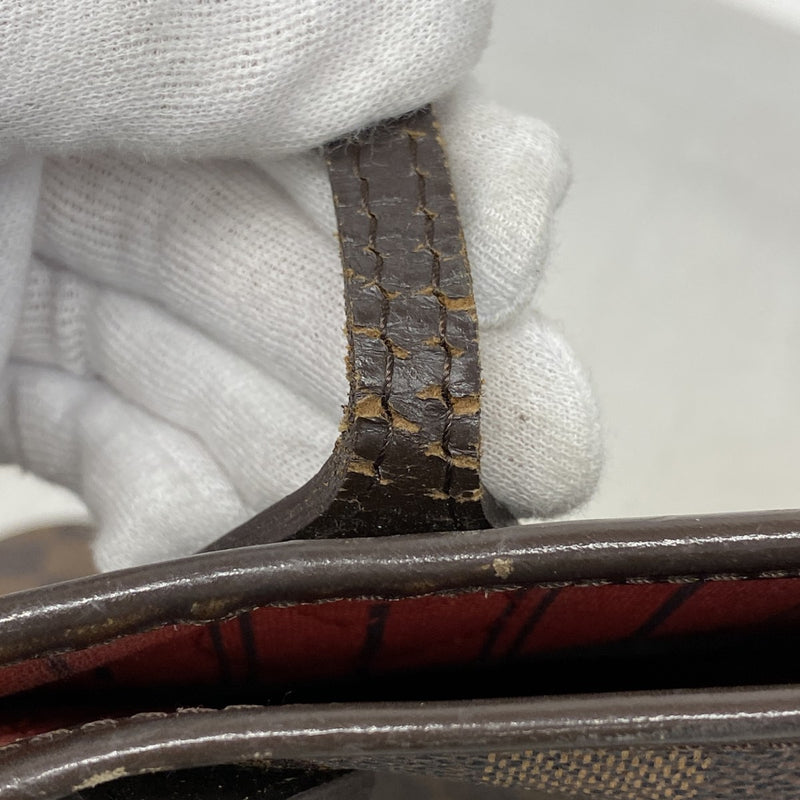 【6cb2366】ルイヴィトン トートバッグ ダミエ ネヴァーフルMM N51105 エベヌ【中古】レディース