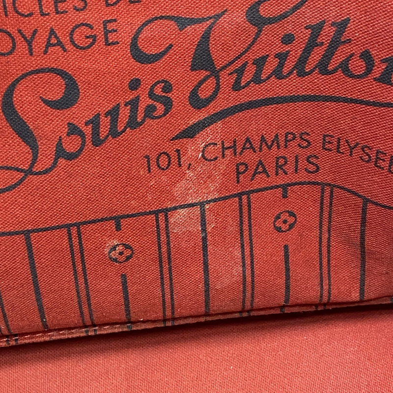 【6cb2366】ルイヴィトン トートバッグ ダミエ ネヴァーフルMM N51105 エベヌ【中古】レディース