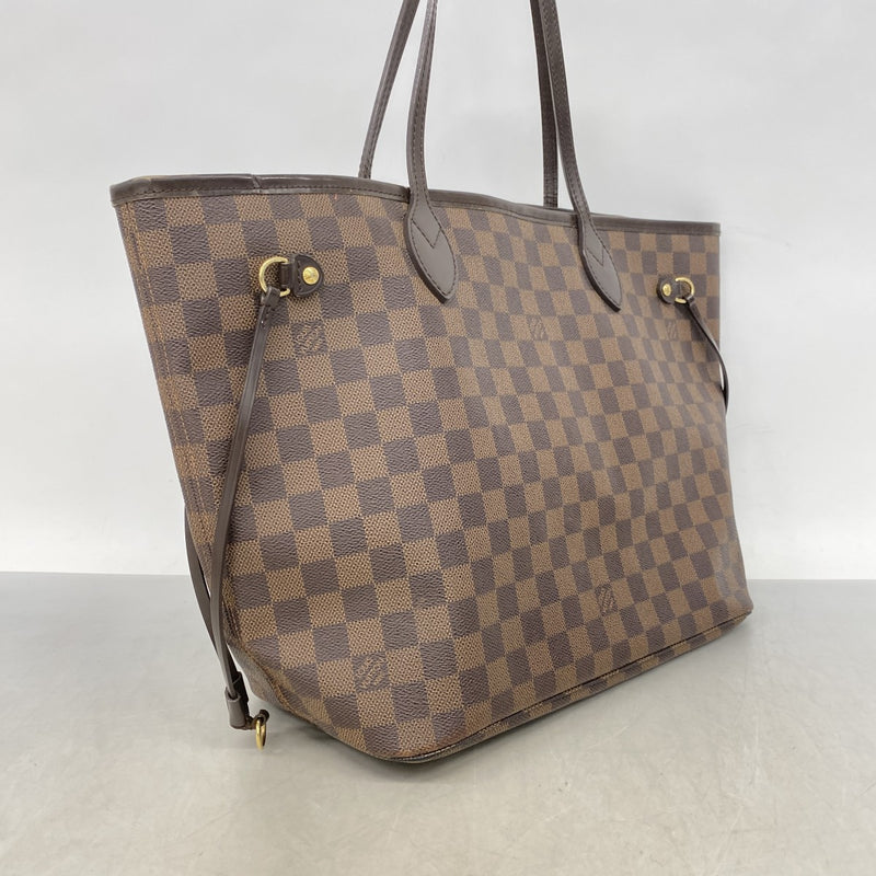 【6cb2366】ルイヴィトン トートバッグ ダミエ ネヴァーフルMM N51105 エベヌ【中古】レディース