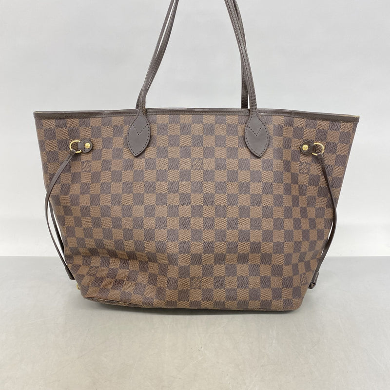 【6cb2366】ルイヴィトン トートバッグ ダミエ ネヴァーフルMM N51105 エベヌ【中古】レディース