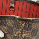 【6cb2366】ルイヴィトン トートバッグ ダミエ ネヴァーフルMM N51105 エベヌ【中古】レディース