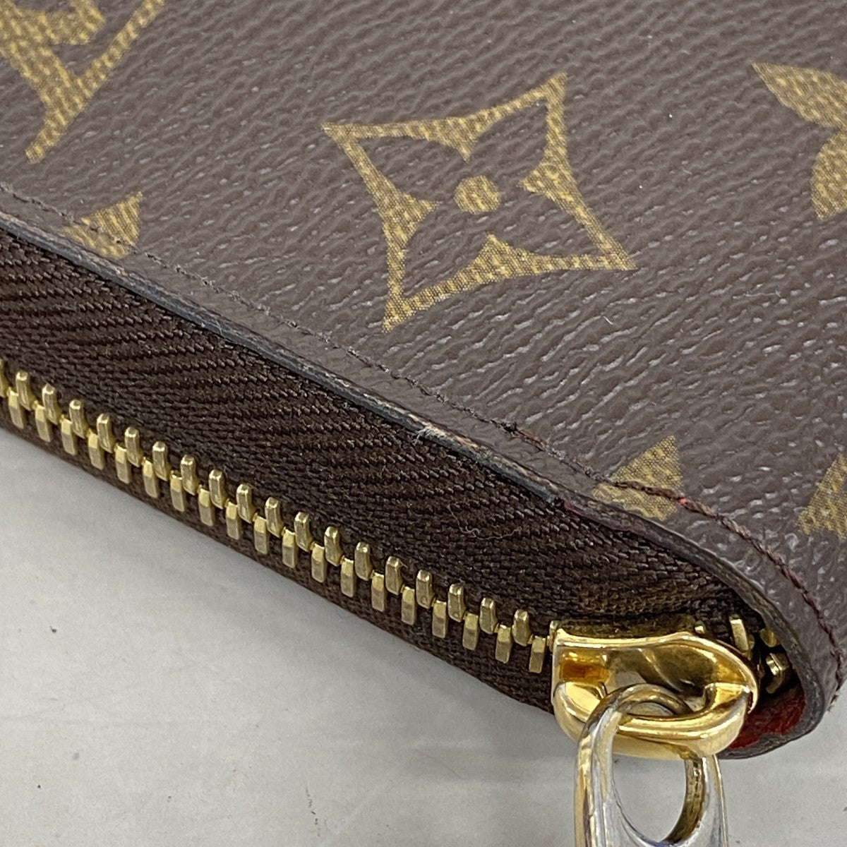 【6cb2367】ルイヴィトン 長財布 モノグラム ジッピーウォレット M41896 コクリコ【中古】レディース
