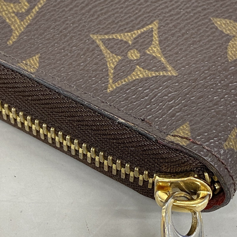 【6cb2367】ルイヴィトン 長財布 モノグラム ジッピーウォレット M41896 コクリコ【中古】レディース