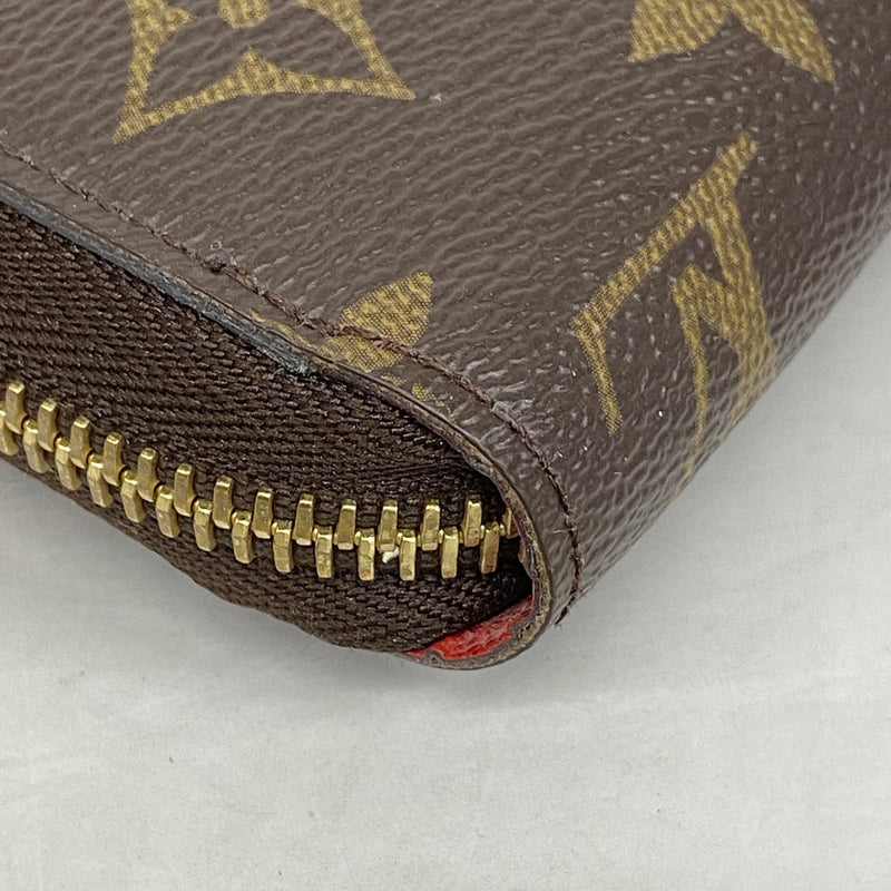 【6cb2367】ルイヴィトン 長財布 モノグラム ジッピーウォレット M41896 コクリコ【中古】レディース