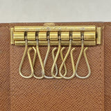 【6cb2368】ルイヴィトン キーケース モノグラム ミュルティクレ6 M62630 ブラウン【中古】メンズ レディース ユニセックス