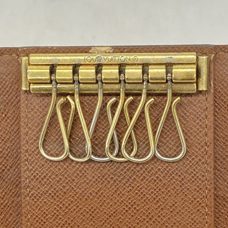 【6cb2368】ルイヴィトン キーケース モノグラム ミュルティクレ6 M62630 ブラウン【中古】メンズ レディース ユニセックス