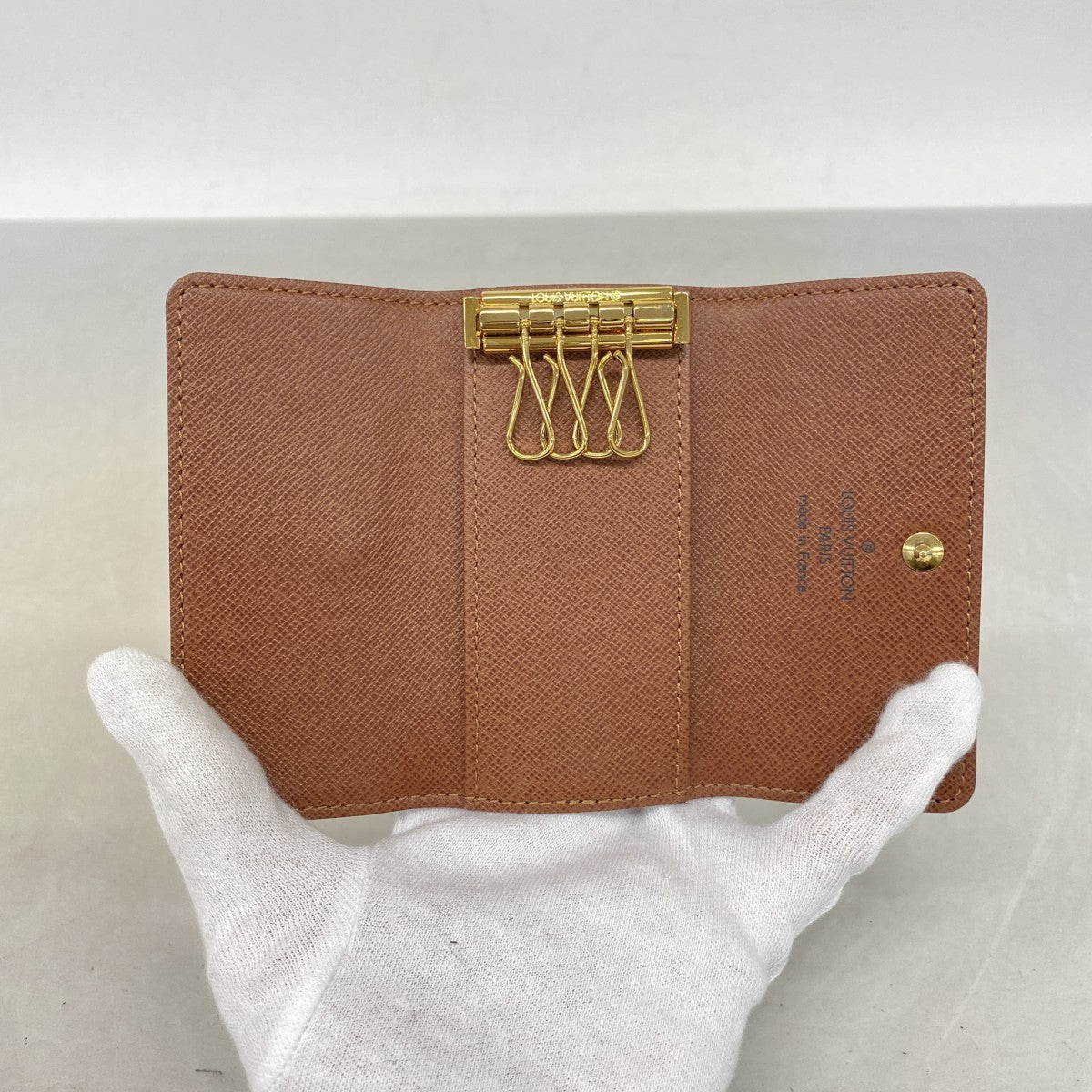 【6cb2369】ルイヴィトン キーケース モノグラム ミュルティクレ4 M69517 ブラウン【中古】メンズ レディース ユニセックス