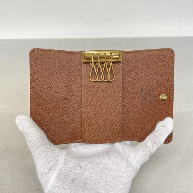 【6cb2369】ルイヴィトン キーケース モノグラム ミュルティクレ4 M69517 ブラウン【中古】メンズ レディース ユニセックス