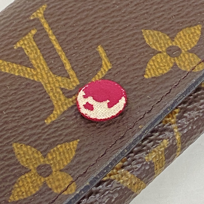 【6cb2370】ルイヴィトン キーケース モノグラム ミュルティクレ4 M41945 フューシャ【中古】レディース