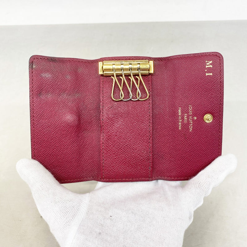 【6cb2370】ルイヴィトン キーケース モノグラム ミュルティクレ4 M41945 フューシャ【中古】レディース