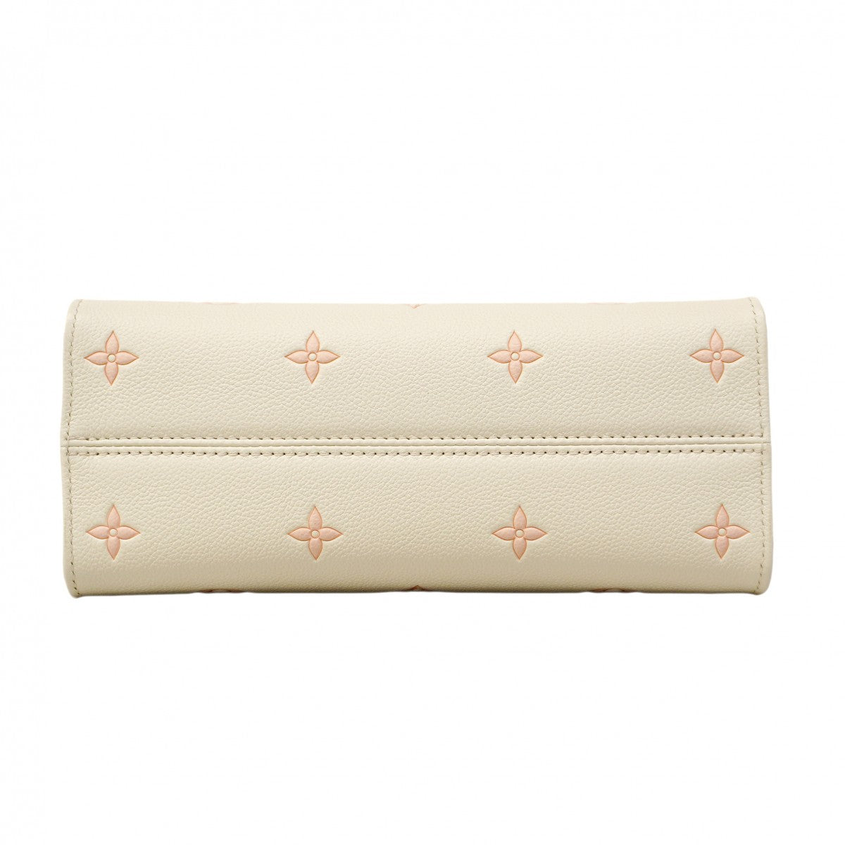 【6cb2372】ルイヴィトン ハンドバッグ モノグラム・アンプラント オンザゴーPM M28313 ミルキーホワイト/ピーチ 2wayバッグ【中古】レディース