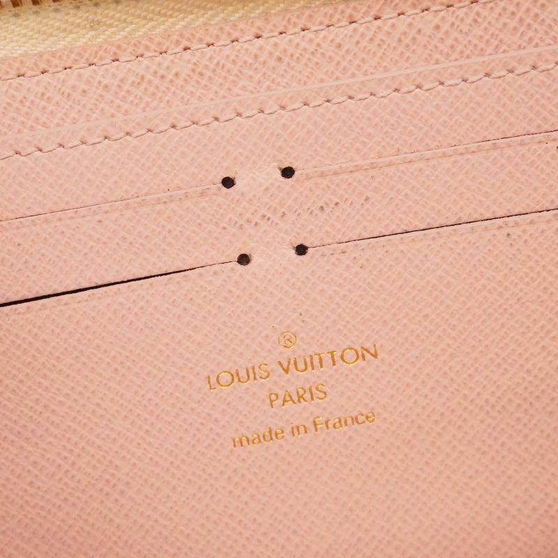 ★在庫処分★最終価格【6cb2440-k】ルイヴィトン 長財布 ダミエ・アズール ポルトフォイユクレマンス N61264 ローズバレリーヌ【中古】レディース