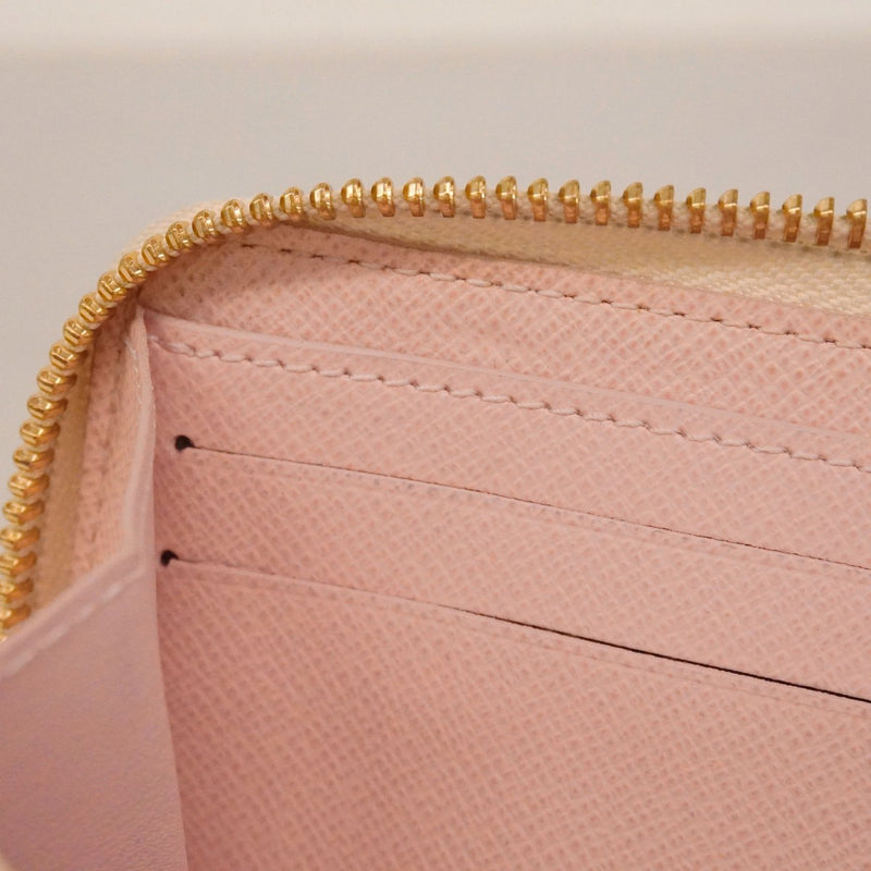 ★在庫処分★最終価格【6cb2440-k】ルイヴィトン 長財布 ダミエ・アズール ポルトフォイユクレマンス N61264 ローズバレリーヌ【中古】レディース