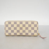 ★在庫処分★最終価格【6cb2440-k】ルイヴィトン 長財布 ダミエ・アズール ポルトフォイユクレマンス N61264 ローズバレリーヌ【中古】レディース