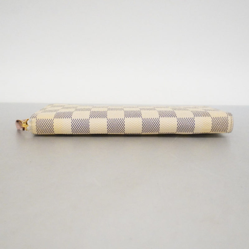 ★在庫処分★最終価格【6cb2440-k】ルイヴィトン 長財布 ダミエ・アズール ポルトフォイユクレマンス N61264 ローズバレリーヌ【中古】レディース