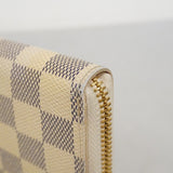 ★在庫処分★最終価格【6cb2440-k】ルイヴィトン 長財布 ダミエ・アズール ポルトフォイユクレマンス N61264 ローズバレリーヌ【中古】レディース