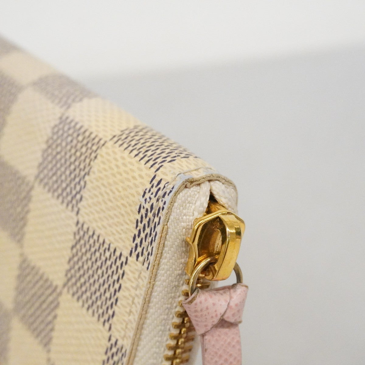 ★在庫処分★最終価格【6cb2440-k】ルイヴィトン 長財布 ダミエ・アズール ポルトフォイユクレマンス N61264 ローズバレリーヌ【中古】レディース