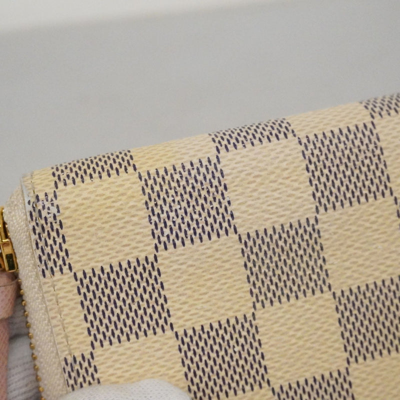 ★在庫処分★最終価格【6cb2440-k】ルイヴィトン 長財布 ダミエ・アズール ポルトフォイユクレマンス N61264 ローズバレリーヌ【中古】レディース